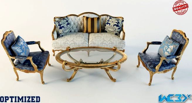 Luxury Sofa Table Set
