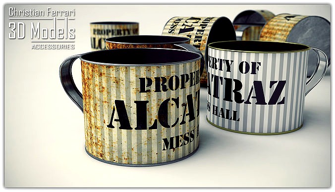 Alcatraz Tin Cup