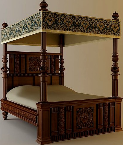 Antique Canopy Bed