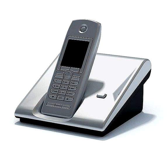 Silver Home Phone