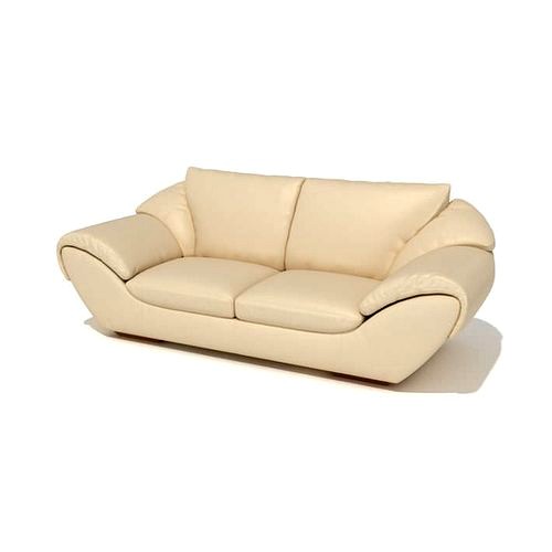 Creamy Leather Couch