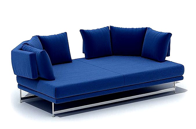 Blue Modern Couch