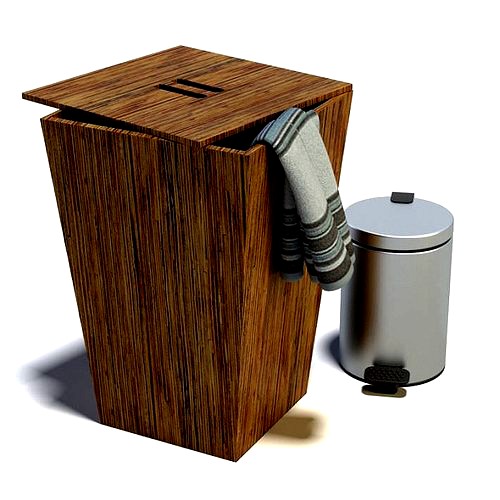 Laundry Hamper And Trashcan