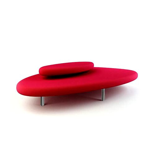 Modern Red Sofa