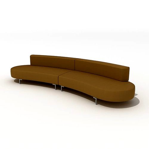 Long Brown Couch