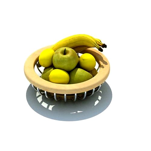 Basket With Fruits