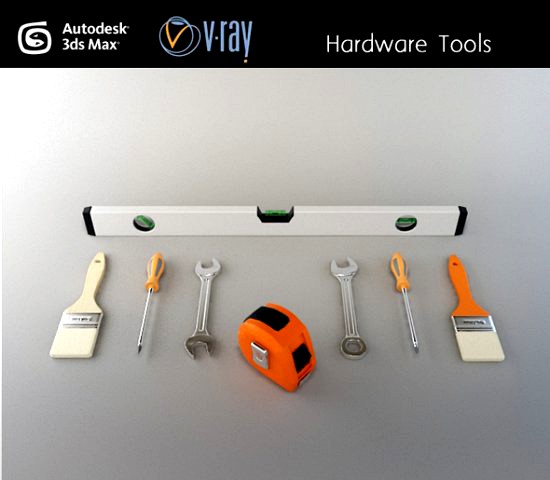 Hardware Tools 3D Model