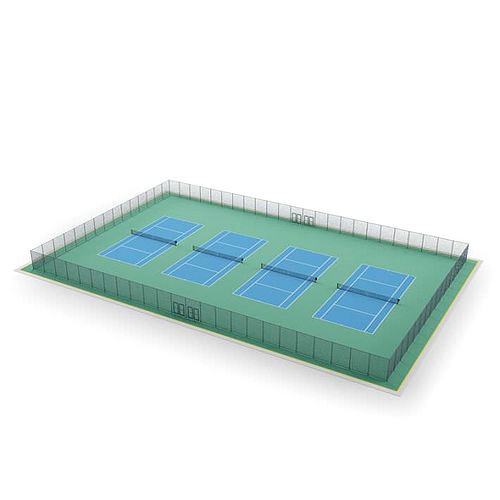 Set Of Tennis Courts