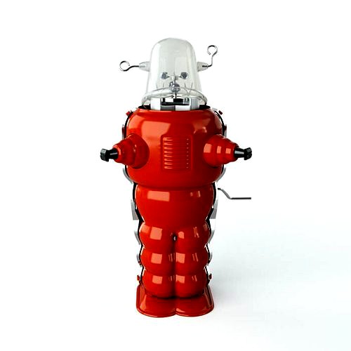 Red Toy Robot