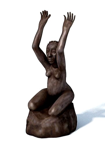 An African Women Statue