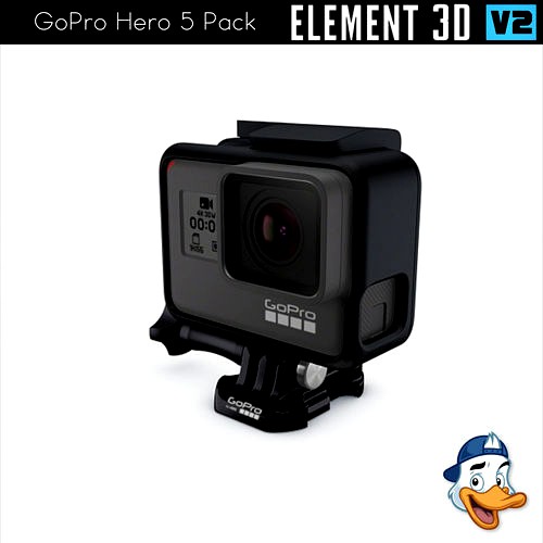 GoPro Hero 5 Pack for Element 3D