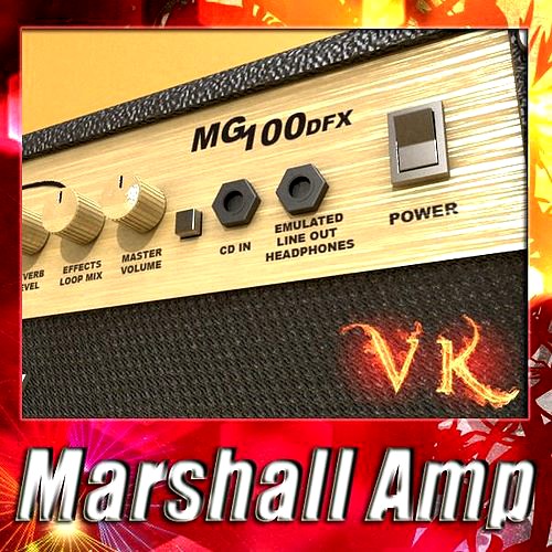 Marshall Amplifier 100 w High Detail