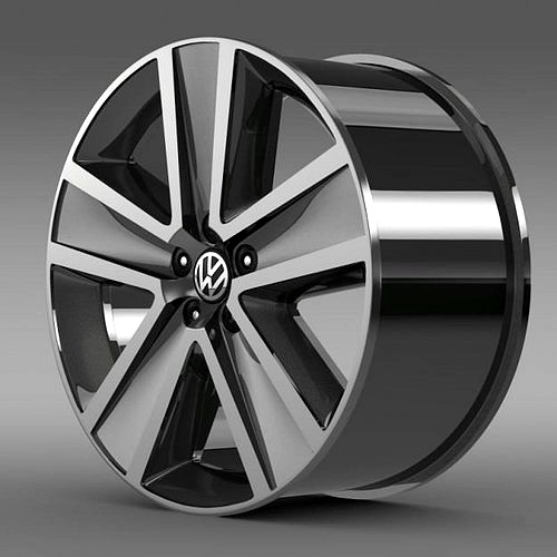 VW CrossPolo 2011 rim