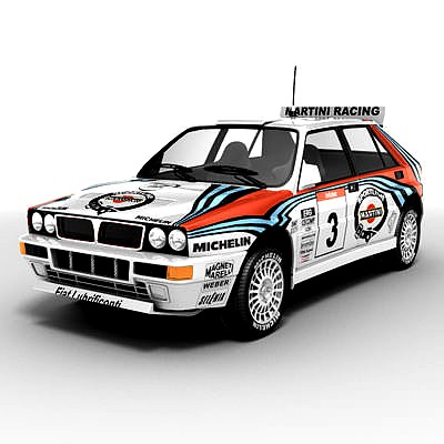 Lancia Delta rallycar