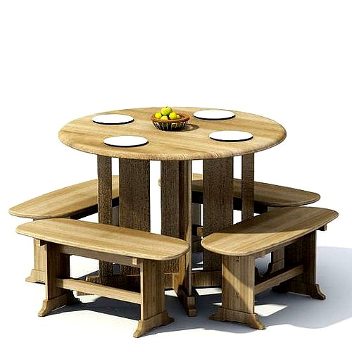 Wooden Dining Table Benches