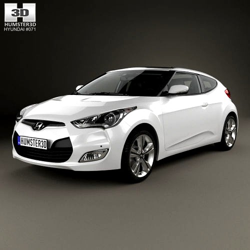 Hyundai Veloster with HQ interior 2014