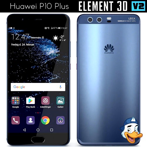 Huawei P10 Plus for Element 3D