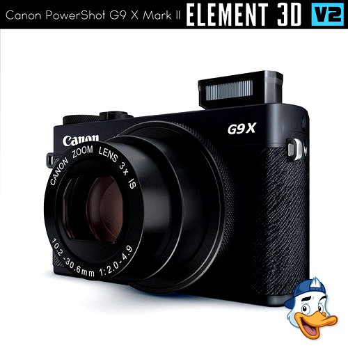 Canon PowerShot G9 X Mark II for Element 3D