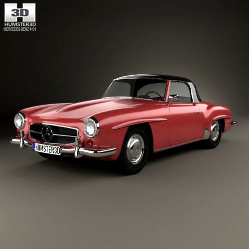 Mercedes-Benz SL-class R121 hardtop 1955