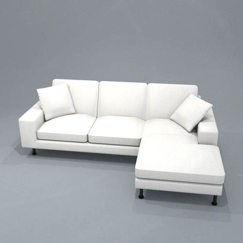 white chaise corner sofa h80 w232 d152 cm