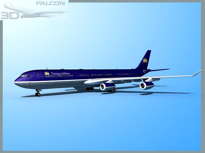 Falcon3D A340-600 Vietnam Airlines