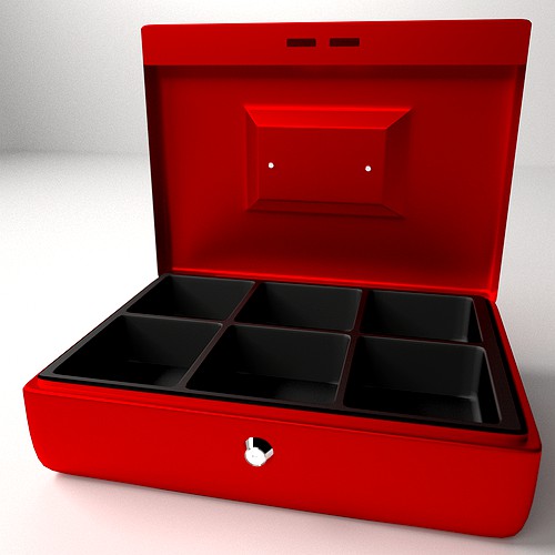 Petty Cash Box 3d model