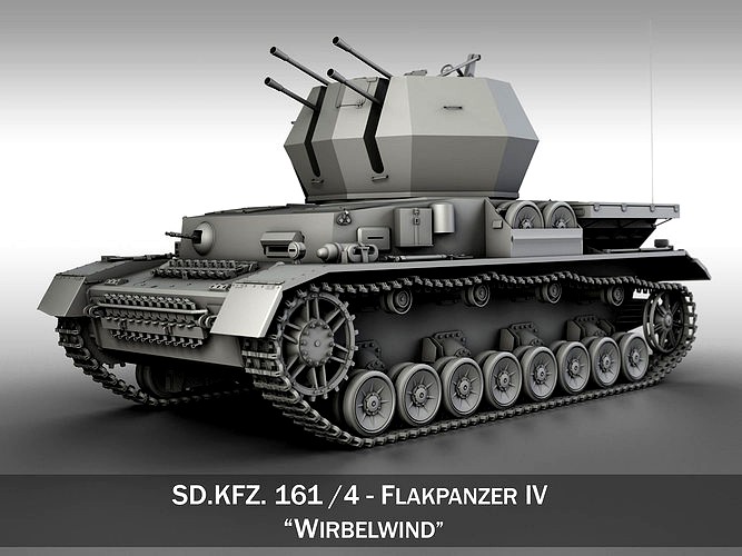 SD KFZ 161 4 - Flakpanzer 4 - Wirbelwind