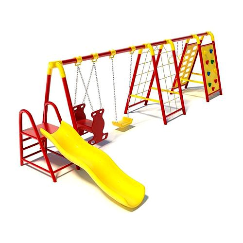 Childern s Swingset With Climbing Area