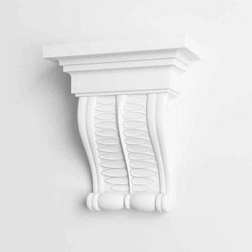 Decorative White Wall Formation