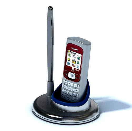 Office Phone Stand With Siemens Phone