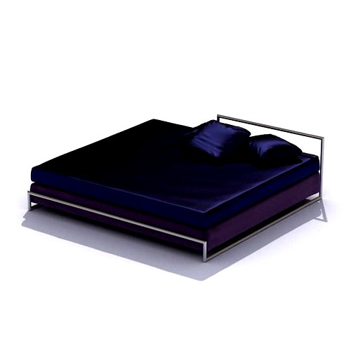 Dark Colored Modern Bed