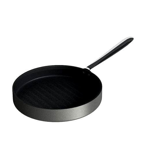 Black Circular Frying Pan