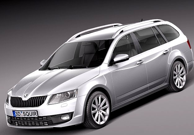 Skoda Octavia 2013 combi 3D Model