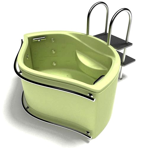 Modern Green Bathtub