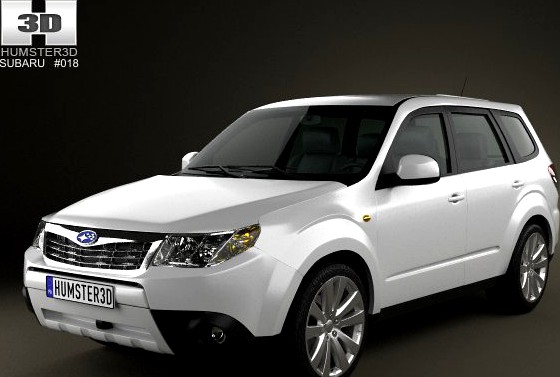 Subaru Forester Premium 2011 3D Model