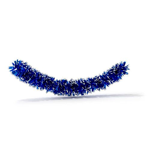 Sparkling Blue Christmas Chain Decoration