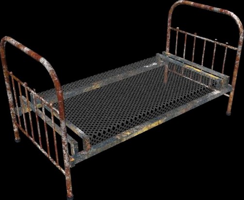 Rusty bed 3D Model