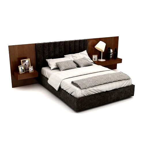 Double Bed And Headboard