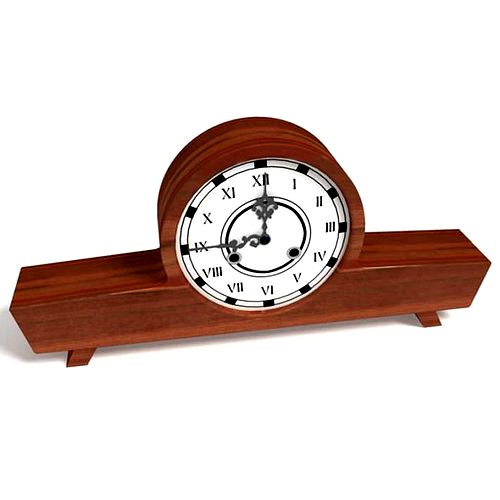 Wooden Analog Shelf Clock