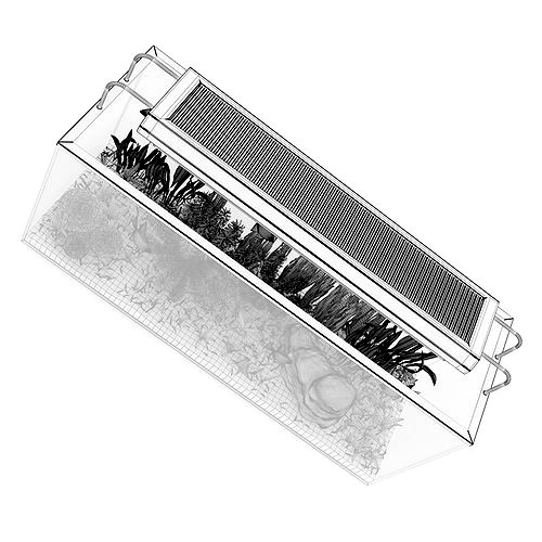 Rectangular Aquarium with Light