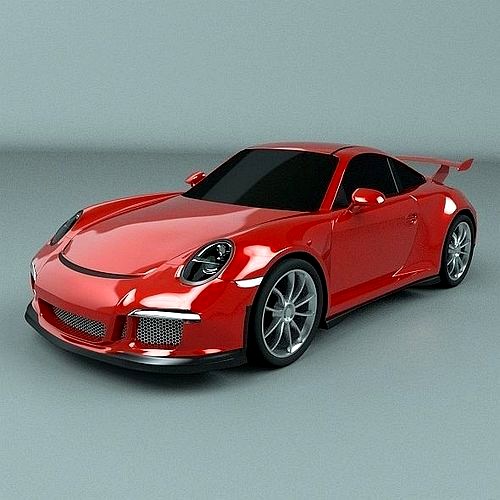 Porsche Carrera 911 GT3 sports car restyled