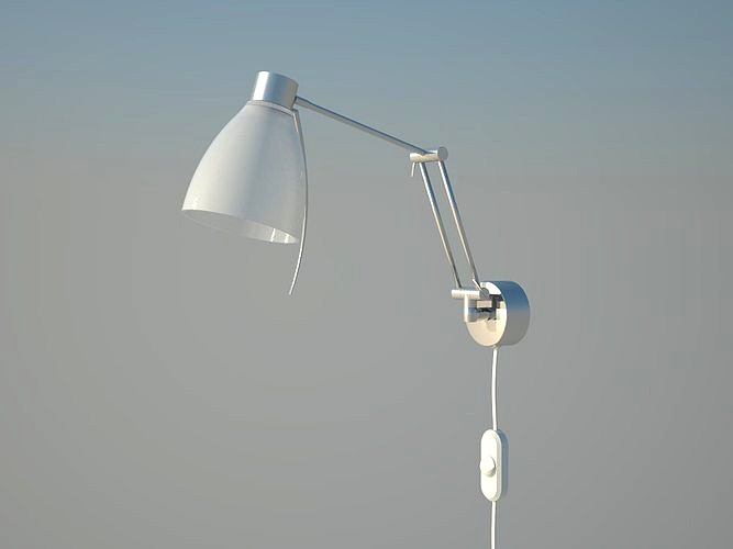 reading lamp on wall