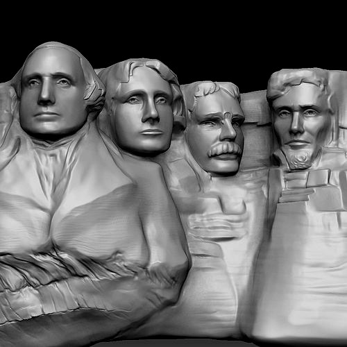 Mount Rushmore Zbrush