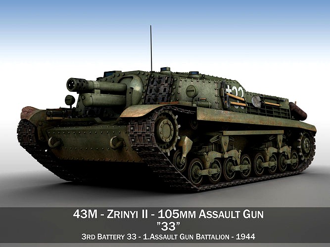 43M Zrinyi II - Hungarian Assault Gun - 3rd Battery 33