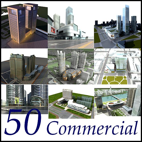 Commercial Building Collection 50 items Vol2