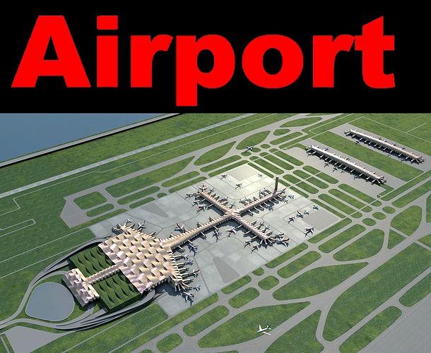 Airport With Wavy Roof