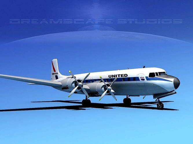 Douglas DC-7C United Airlines