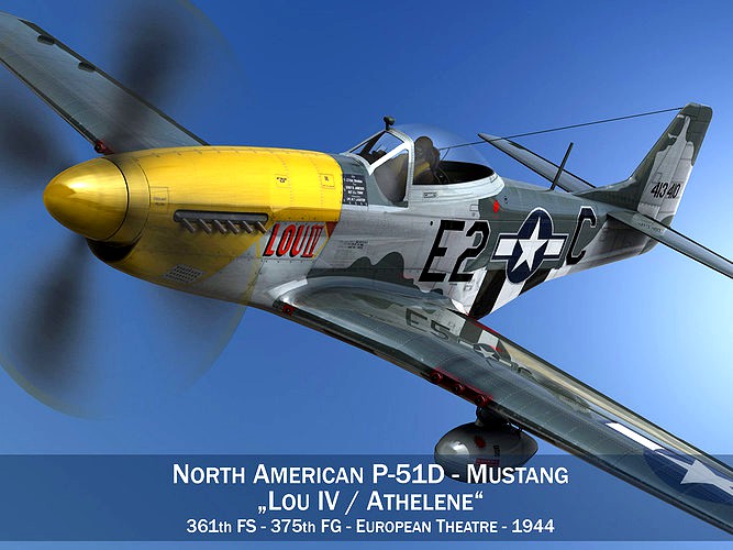 North American P-51D Mustang - Lou IV