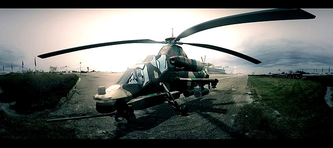 AH2 Rooivalk Attack Helicopter