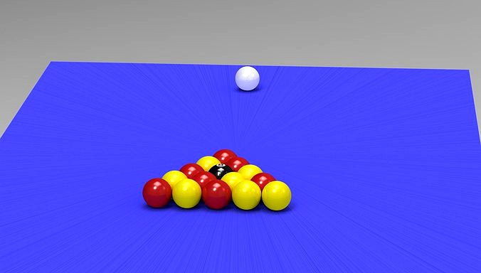 Pool Balls - Red and Yellow